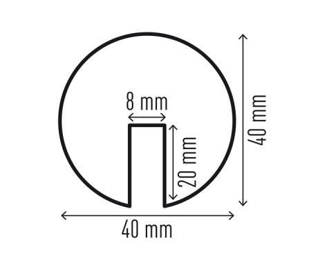 Profilo paracolpi E8R - per spigoli - giallo-nero - Durable - 1126-130 - 4005546735863 - DMwebShop - 1