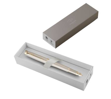 Penna stilografica IM Monochrome - punta M - champagne - Parker - 2172954 - 3026981729546 - DMwebShop - 1