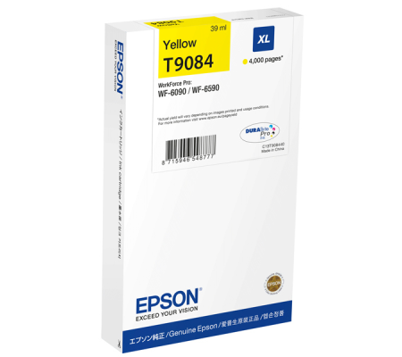 Epson Tanica - giallo - T9084 - 39 ml - Epson - C13T90844N - 8715946727028 - DMwebShop