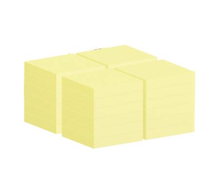 Blocco foglietti Notes 653 CY VP24,38 x 51 mm giallo Canary 100 fogli conf 24 blocchi Post it 7100317764 - 11675 - 1