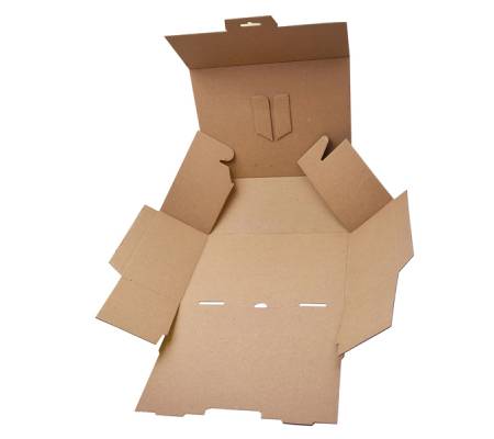 Scatola automontante per ecommerce Pick e Post - S - 26 x 19 x 10 cm - giallo-blu - Blasetti - 0262 - 8007758026216 - DMwebShop - 2