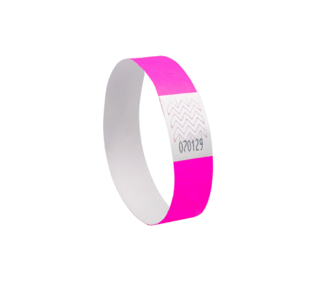 Braccialetti identificativi - in Tyvek - rosa fluo - 265 x 19 mm - 50 fogli - 10 etichette per foglio - Conf. 500 pezzi - Avery - TYVPK-50 - 5014702149535 - DMwebShop - 1