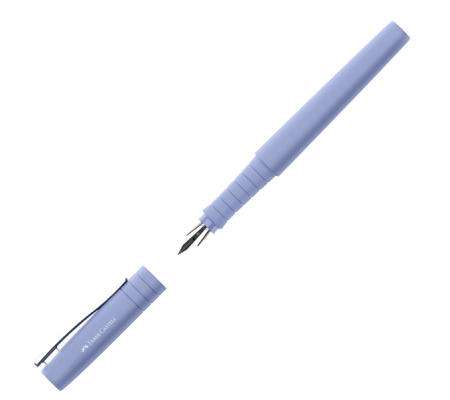 Set stilo B Poly Pen + sfera Poly Ball - punta 0,7 mm - fusto pale iris - Faber Castell - 241051 - 4005402410514 - DMwebShop - 2