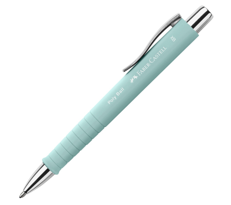 Set stilo B Poly Pen + sfera Poly Ball - punta 0,7 mm - fusto caribic blue - Faber Castell - 241053 - 4005402410538 - DMwebShop - 1