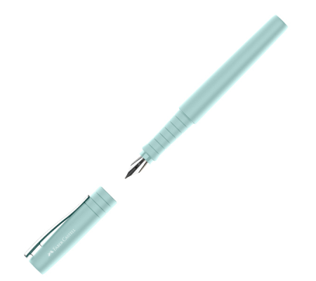 Set stilo B Poly Pen + sfera Poly Ball - punta 0,7 mm - fusto caribic blue - Faber Castell - 241053 - 4005402410538 - DMwebShop - 2