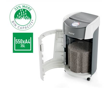 Distruggidocumenti Office P5 - taglio a frammenti 2x15 mm - IQ - Leitz - 83600000 - 4002432137626 - DMwebShop - 1