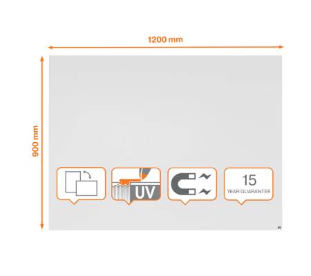 Lavagna Bianca Magnetica Infinity - 120 x 90 cm - Nobo - 1915715 - 5028252645522 - DMwebShop - 1