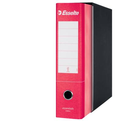 Registratore Essentials G75 dorso 8 cm protocollo 23 x 33 cm rosso Esselte 390775160 - 119 - 2