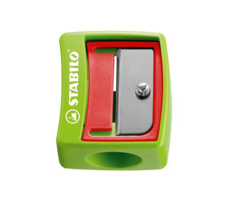 Temperamatite gigante Woody senza contenitore - 1 foro - per pastelli con mina XXL 10 mm - conf. 12 pezzi - Stabilo - 4548/12 - 4006381119429 - DMwebShop - 1