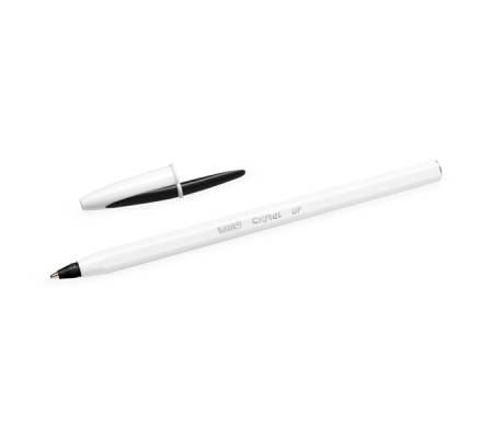 Penna a sfera Cristal Up con cappuccio - punta media 1,2 mm - nero - conf. 20 pezzi - Bic - 949880 - 3086123494732 - DMwebShop - 1