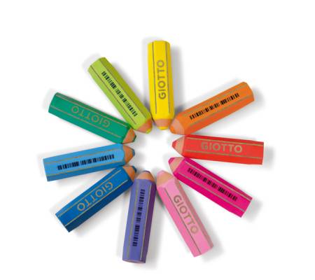 Happy Gomma - colori assortiti - conf. 40 pezzi - Giotto - 233800 - 87323A - DMwebShop - 1