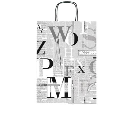 Shoppers - con manici - 36 x 41 x 12 cm - fantasie assortite - conf. 25 pezzi - Rex Sadoch - SDX36ASS - 8006715128888 - DMwebShop - 8