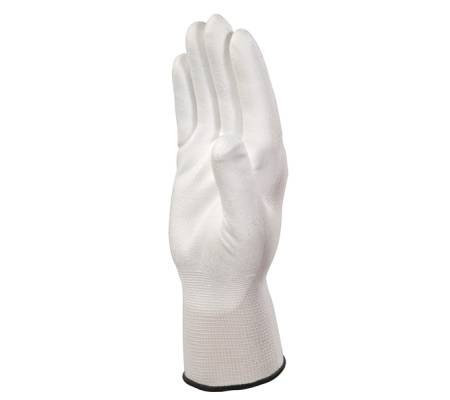 Guanti antistatico VE702PESD - poliestere-carbonio - taglia 08 - bianco - conf. 12 pezzi - Deltaplus - VE702PESD08 - 92224A - DMwebShop - 1