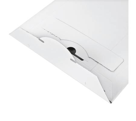 Busta a sacco - in cartone - chiusura autoadesiva - 210 x 265 x 30 mm - bianco - conf. 20 pezzi - Colompac - CP012.02 - DMwebShop - 2