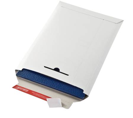 Busta a sacco - in cartone - chiusura autoadesiva - 245 x 345 x 30 mm - bianco - conf. 20 pezzi - Colompac - CP012.04 - 4033657060215 - DMwebShop - 1