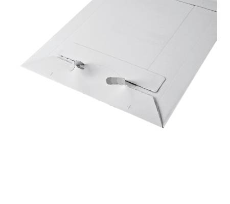 Busta a sacco - in cartone - chiusura autoadesiva - 245 x 345 x 30 mm - bianco - conf. 20 pezzi - Colompac - CP012.04 - 4033657060215 - DMwebShop - 3