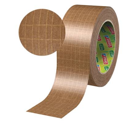 Nastro adesivo Tesapack Eco - paper ultra strong ecoLogo - 25 mt x 5 cm - avana - conf. 6 pezzi - Tesa - 56000-00000-00 - 4063565170867 - DMwebShop - 1