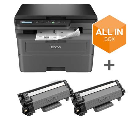 Stampante Multifunzione - Laser monocromatica - Brother - DCPL2627DWXLRE1 - DMwebShop - 2