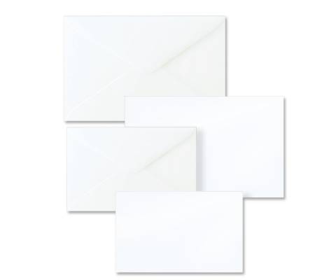 Taschetta 10 biglietti con 10 buste - Dalmazia - bianco - 75 x 112 mm - Rex Sadoch - 8034 - 8004999080342 - DMwebShop - 1