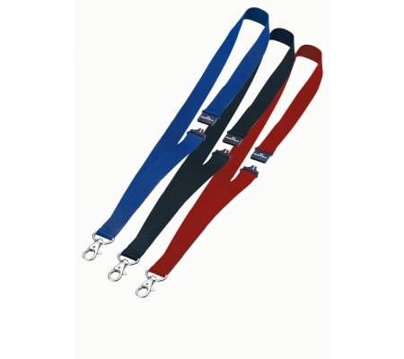 Cordoncini portabadge - larghezza 2 cm - rosso - conf. 10 pezzi - Durable - 8137-03 - 4005546800103 - DMwebShop