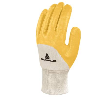 Guanti da lavoro pesante NI015 - nitrile leggero - taglia 09 - giallo - conf. 12 pezzi - Deltaplus - NI01509 - 3295249018818 - DMwebShop - 1