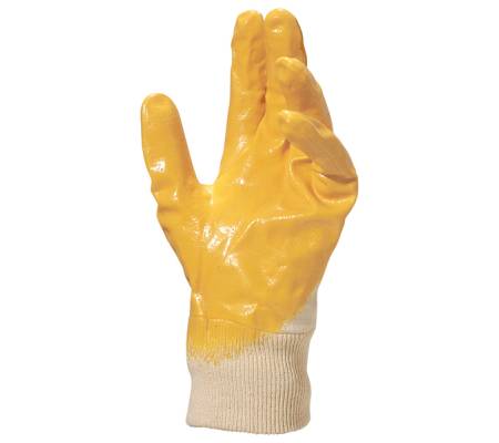 Guanti da lavoro pesante NI015 - nitrile leggero - taglia 09 - giallo - conf. 12 pezzi - Deltaplus - NI01509 - 3295249018818 - DMwebShop - 2