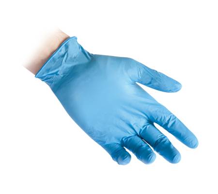 Guanti in nitrile foodline R72 taglia L azzurro Reflexx - 27901 - 1