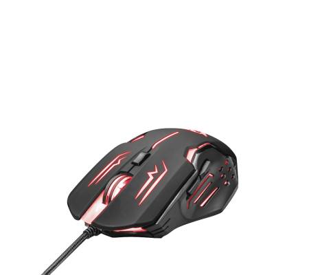 Mouse da gioco illuminato GXT 108 RAVA - con filo - Trust - 22090 - 8713439220902 - DMwebShop - 2