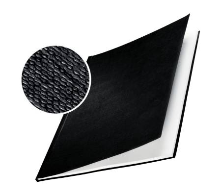 Copertine Impressbind rigide 17,5 mm finitura lino nero scatola 10 pezzi Leitz 73940095 - 1600