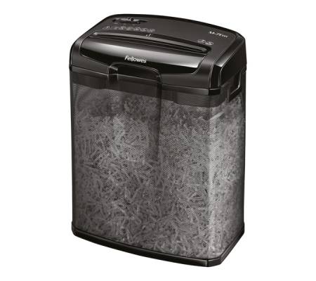 Distruggidocumenti M 7 cm a frammenti nero Fellowes 4701801 - 1360