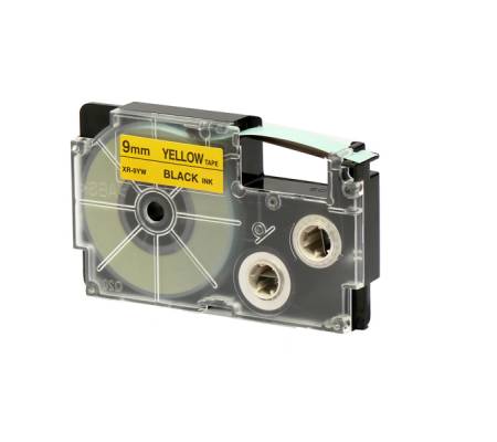 Nastro - 9 mm x 8 mt - nero-giallo - Casio - XR-9YW1-W-DJ - 4971850117452 - DMwebShop