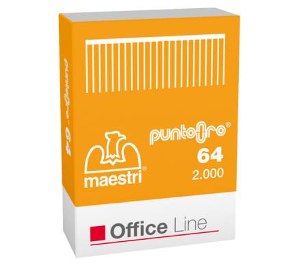 Punti Oro - 6/4 - oro - scatola da 2000 pezzi - conf. 10 pezzi - Romeo Maestri - 1001101 - 8005231011025 - DMwebShop