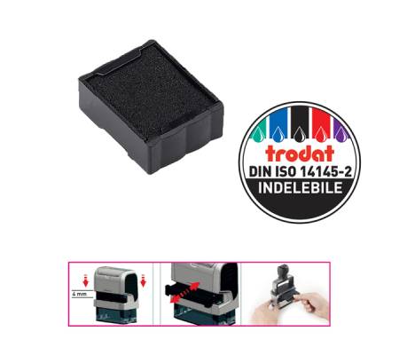 Tampone di ricambio 6/4921 - nero - conf. 10 pezzi - Trodat - 65728. - 92399657293 - DMwebShop