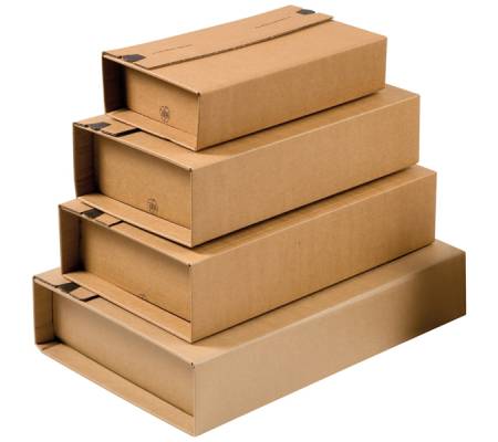 Scatola postale CP 020 - fustellata - formato A5+ - 25,1 x 16,5 x 6 cm - cartone microonda - avana - conf. 20 pezzi - Colompac - CP20.04 - 4033657030409 - DMwebShop