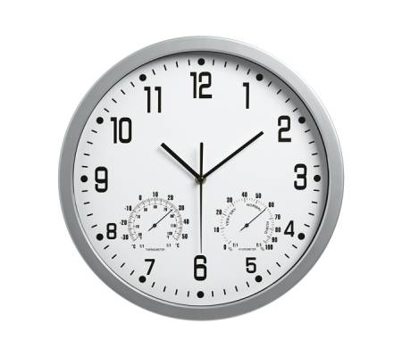 Orologio da parete Weather Station - Ø 35 cm - bianco - Lebez - 3217 - 8002787612478 - DMwebShop