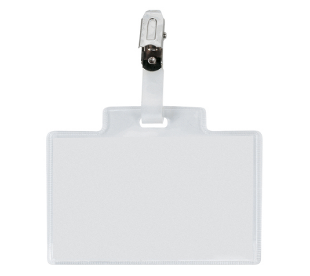 Portanome Pass 3 M - clip in metallo senza cartoncino - 9,5 x 6 cm - conf. 100 pezzi - Sei Rota - 318007 - 8004972001265 - DMwebShop
