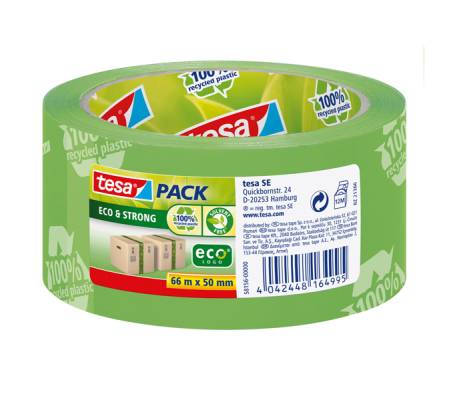 Nastro adesivopack Eco e Strong - 5 cm x 66 mt - conf. 6 pezzi - Tesa - 58156-00000-01 - 4042448164995 - DMwebShop