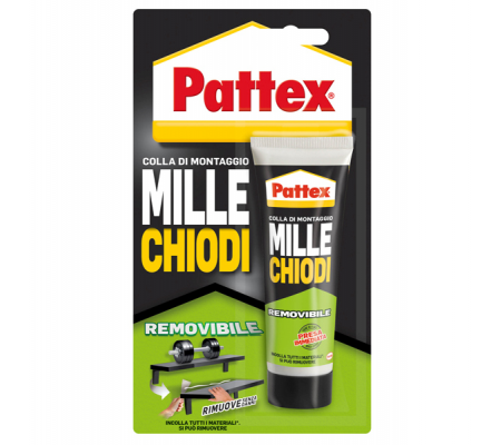 Adesivo MilleChiodi removibile - 100 gr - Pattex 1948307 - 2716414 - DMwebShop