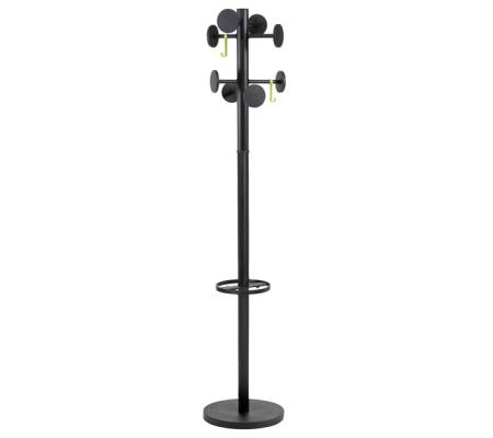 Appendiabiti Stand3 - 8 posti - 175 x 37 cm - nero - Alba - PMSTAN3-N - 3129710011407 - DMwebShop