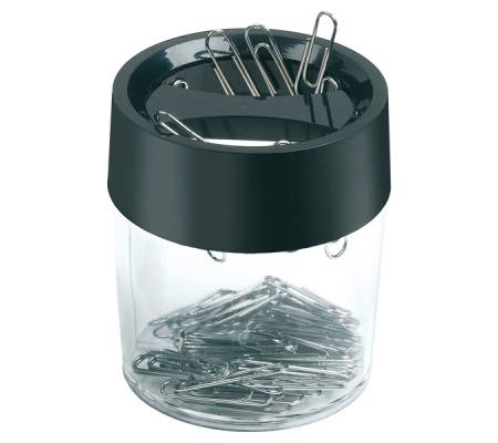 Portafermagli calamitato - 5,8 x 6,8 cm - nero - Iternet - 5330 - 8028422553302 - DMwebShop