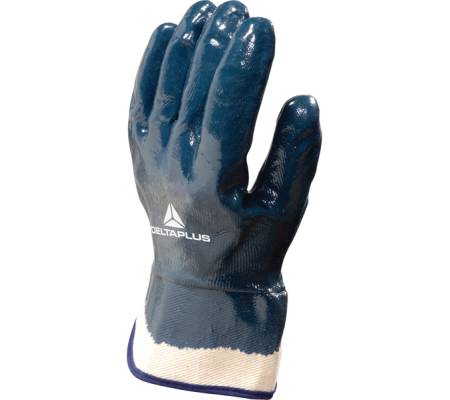 Guanti da lavoro pesante NI175 - nitrile - taglia 10 - blu - conf. 12 pezzi - Deltaplus - NI17510 - 3295249034382 - DMwebShop