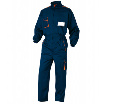 Tuta da lavoro Panostyle M6COM - sargia-poliestere-cotone - taglia L - blu-arancio - Deltaplus - M6COMBMGT - DMwebShop