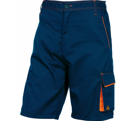 Bermuda da lavoro Panostyle M6BER - sargia-poliestere-cotone - taglia XL - blu-arancio - Deltaplus - M6BERBMXG - DMwebShop