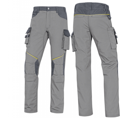 Pantalone da lavoro Mach 2 Corporate - taglia L - grigio chiaro-grigio scuro - Deltaplus - MCPA2GRGT - 3295249230920 - DMwebShop