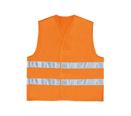 Gilet alta visibilita' GILP2 - poliestere - taglia L - arancio fluo - Deltaplus - GILP2ORGT - 3295249157036 - DMwebShop