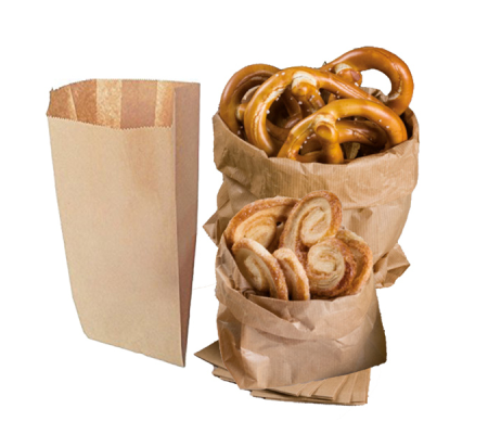Sacchetti - carta kraft - 22 x 40 cm - soffietti laterali 7 cm - 45 gr - avana - conf. 100 pezzi - Rex Sadoch - MLN07 - 8006715099799 - DMwebShop