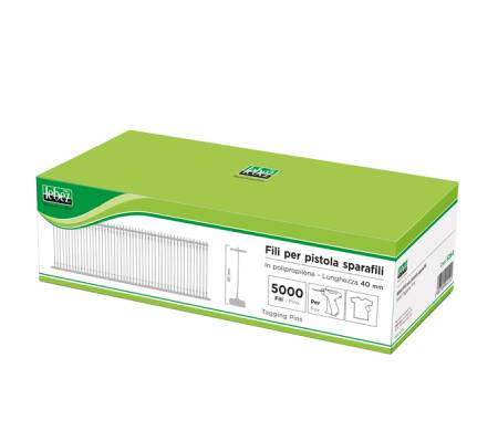 Fili per sparafili 5260 - 6,5 cm - trasparente - conf. 5000 pezzi - Lebez - 5268 - 8007509041208 - DMwebShop
