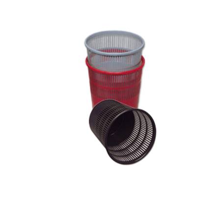 Cestino gettacarte - altrezza 31,5 cm - Ø 30 cm - traforato - 15 lt - nero - Methodo - X851003 - 8007600502011 - DMwebShop