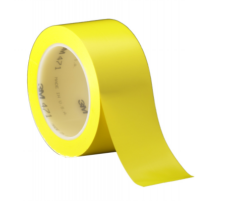 Nastro adesivo vinilico 471 - 50 mm x 33 mt - giallo - Scotch - 83009 - 7000028852 - 50021200043104 - DMwebShop
