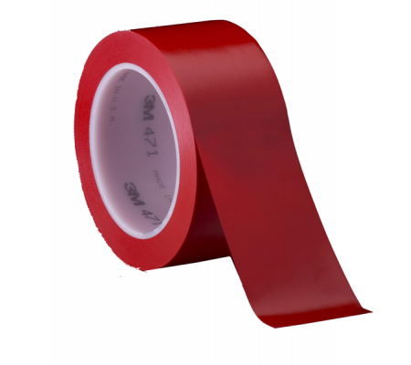 Nastro adesivo vinilico 471 - 50 mm x 33 mt - rosso - Scotch - 82642 - 7000028850 - 50021200043050 - DMwebShop